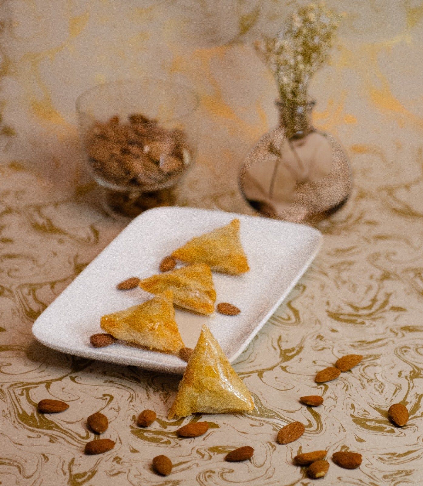 Briouates amandes & miel — بريوات باللوز والعسل