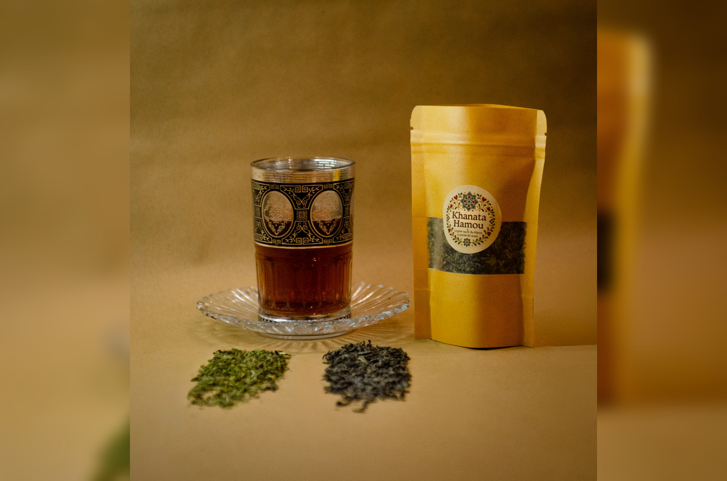 Thé marocain vert à la menthe