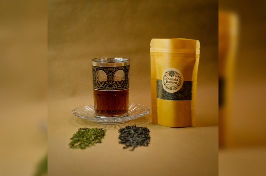 Thé marocain vert à la menthe