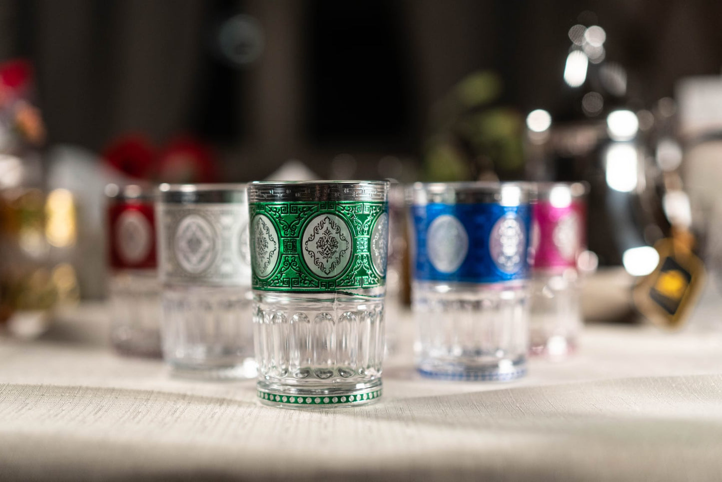 Verres à thé marocains élégants – Lot de 6